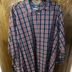 Multicolored Plaid Button Down